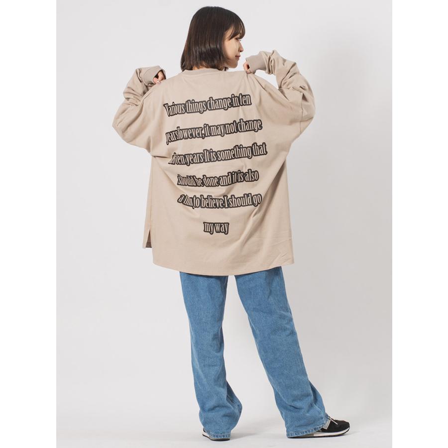 フォトプリントモンスターシルエットロンTシャツ メンズ ビッグシルエット オーバーサイズ ストリート系 韓国ファッション 韓国系 RE730 セブンサーティー | RE730 | 13