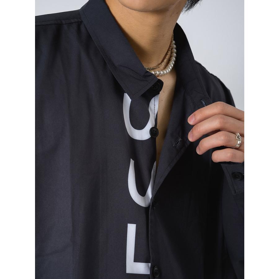 ロング丈フラワープリントドルマンシャツ メンズ ビッグシルエット オーバーサイズ ストリート系 韓国ファッション 韓国系 RE730 セブンサーティー | RE730 | 17