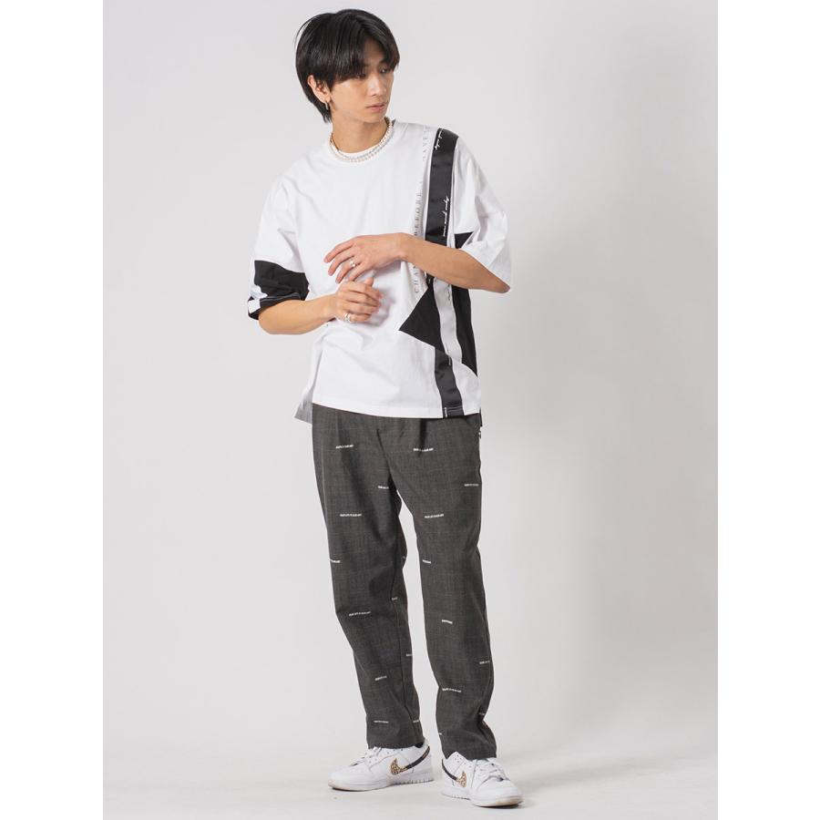 アシンメトリードルマンTシャツ メンズ ビッグシルエット オーバーサイズ ストリート系 韓国ファッション 韓国系 RE730 セブンサーティー | RE730 | 07