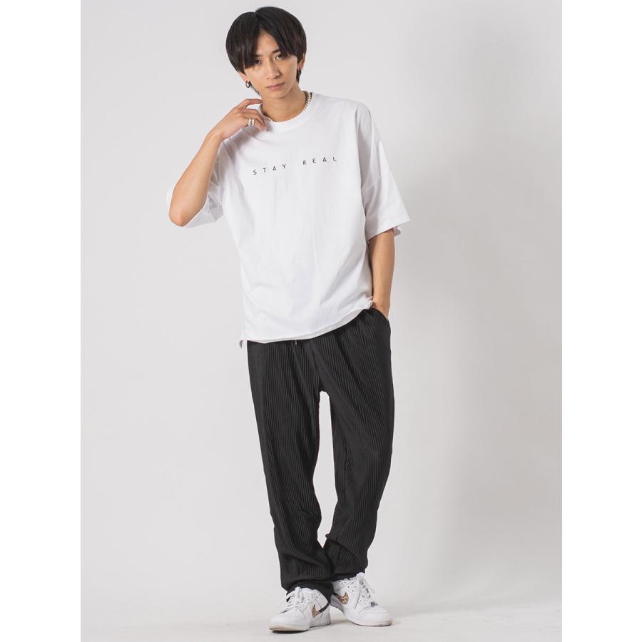 RE730 イラストタッチドルマンTシャツ メンズ ビッグシルエット
