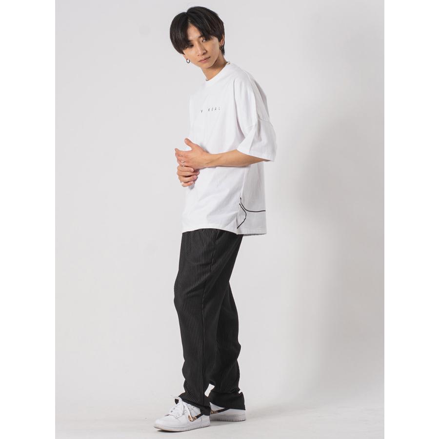 RE730 イラストタッチドルマンTシャツ メンズ ビッグシルエット