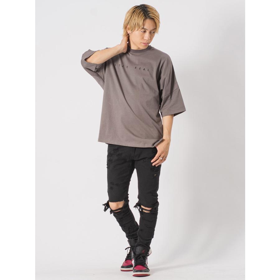  Man 韓国 ポップアップ Tシャツ　Lサイズ NO WAY tシャツ 「Bz」「LAnGe」レイヤードバスケ風シャツ 韓国