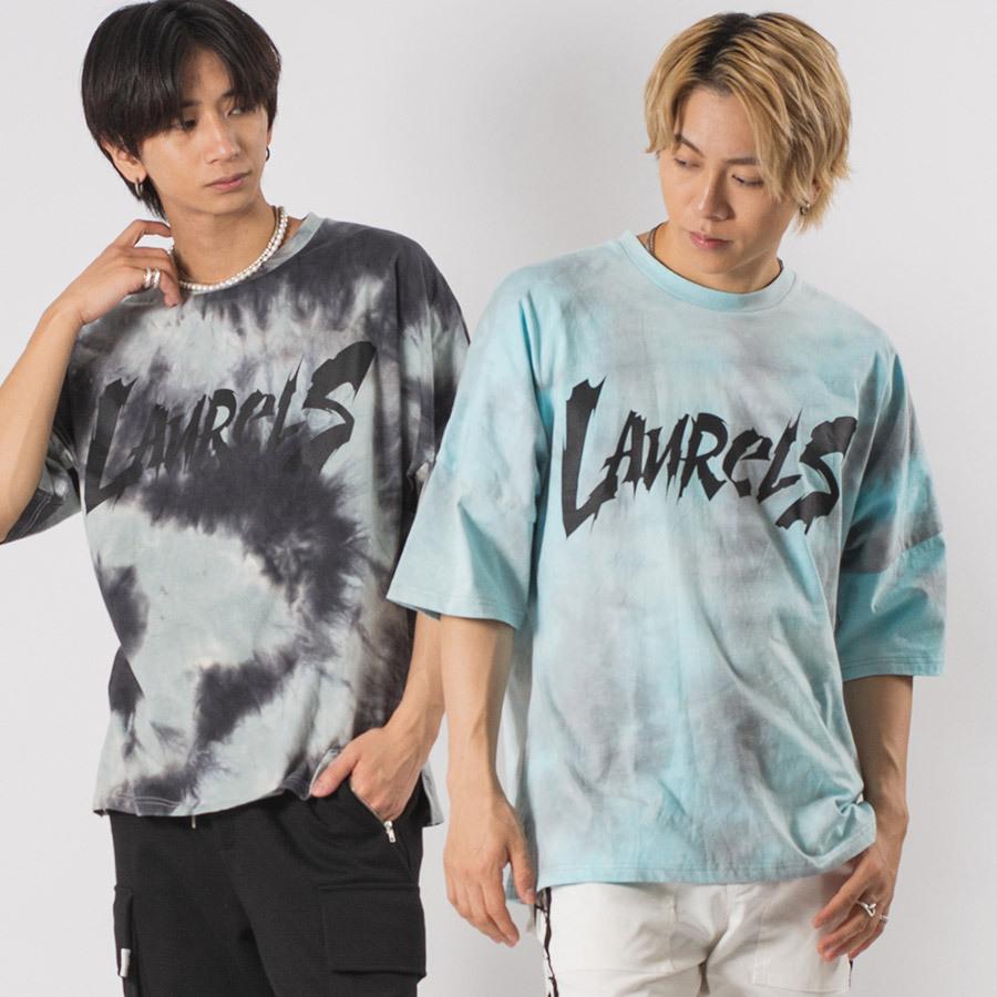 タイダイドルマンTシャツ メンズ ビッグシルエット オーバーサイズ ストリート系 韓国ファッション 韓国系 RE730 セブンサーティー | RE730