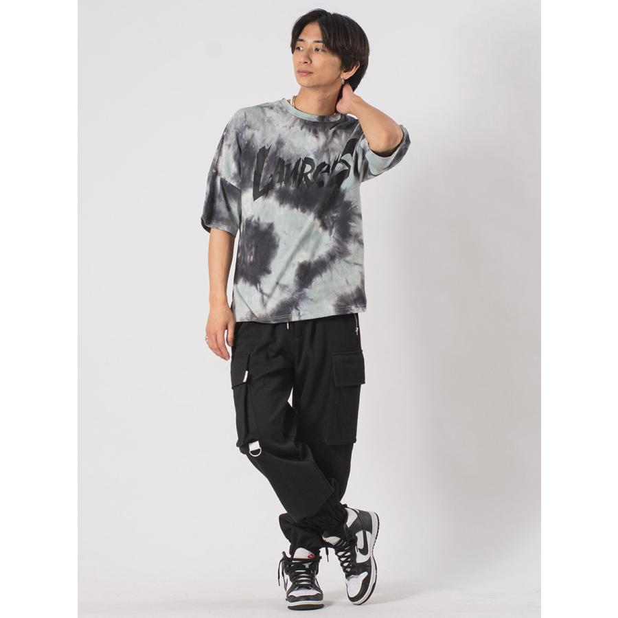 タイダイドルマンTシャツ メンズ ビッグシルエット オーバーサイズ ストリート系 韓国ファッション 韓国系 RE730 セブンサーティー | RE730 | 16