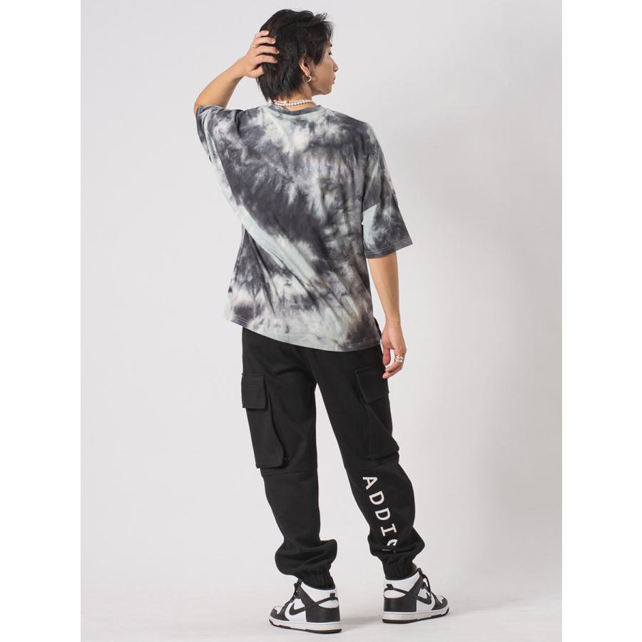 タイダイドルマンTシャツ メンズ ビッグシルエット オーバーサイズ ストリート系 韓国ファッション 韓国系 RE730 セブンサーティー | RE730 | 18