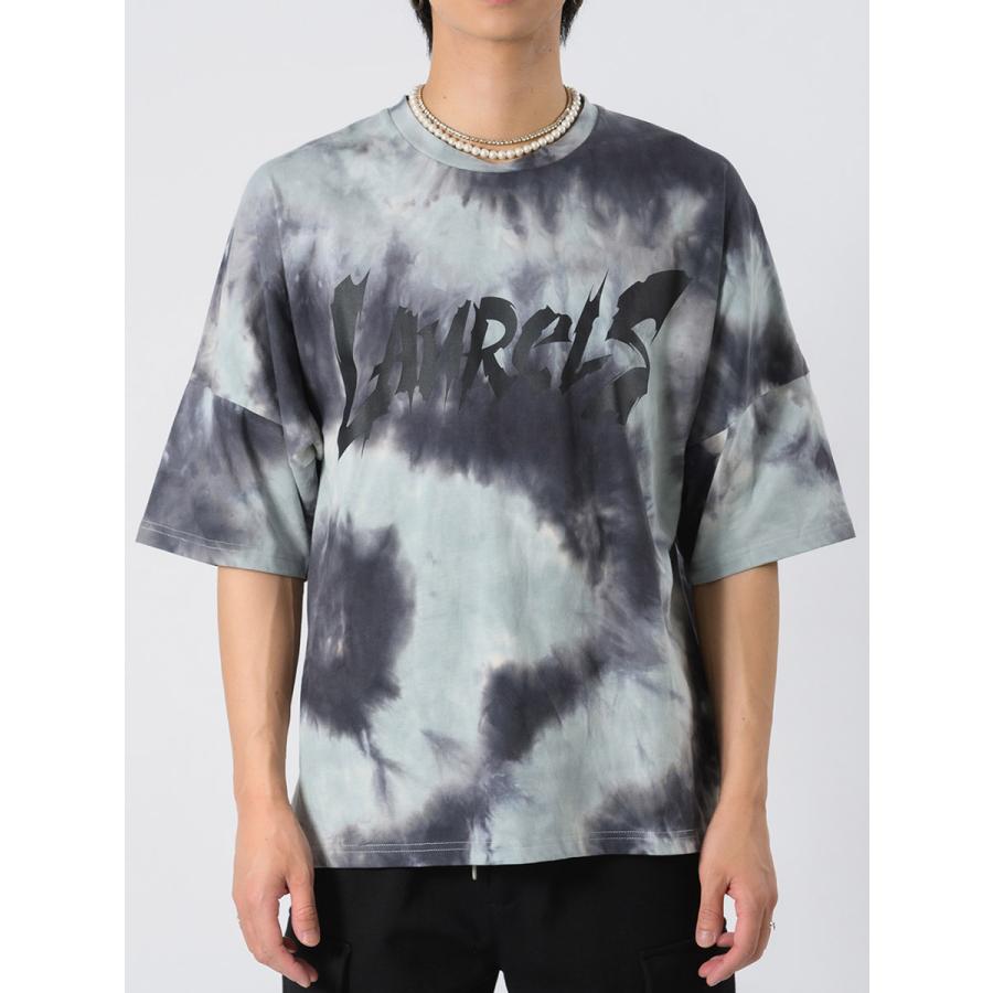 タイダイドルマンTシャツ メンズ ビッグシルエット オーバーサイズ ストリート系 韓国ファッション 韓国系 RE730 セブンサーティー | RE730 | 19