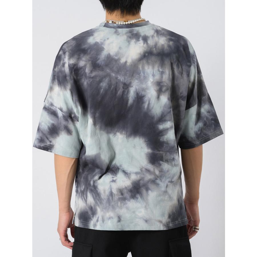 タイダイドルマンTシャツ メンズ ビッグシルエット オーバーサイズ ストリート系 韓国ファッション 韓国系 RE730 セブンサーティー | RE730 | 20
