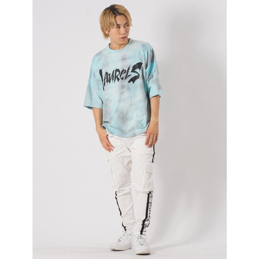 タイダイドルマンTシャツ メンズ ビッグシルエット オーバーサイズ ストリート系 韓国ファッション 韓国系 RE730 セブンサーティー | RE730 | 07