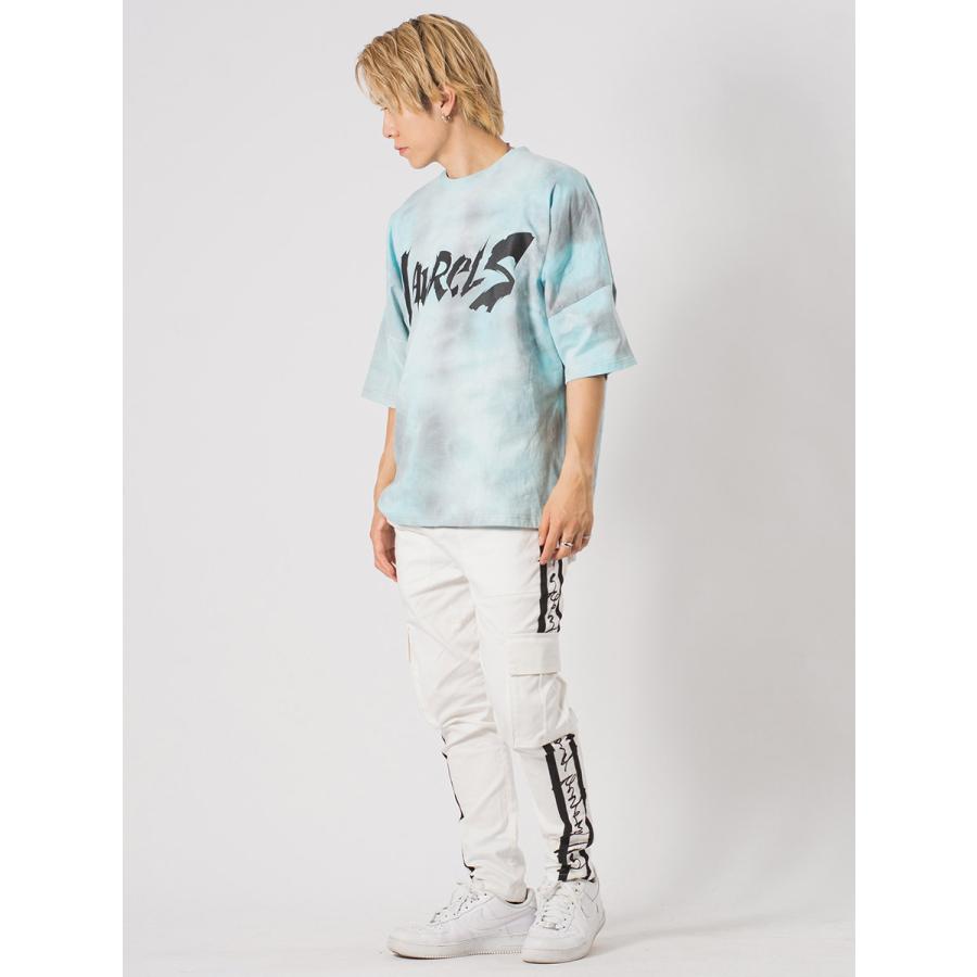 タイダイドルマンTシャツ メンズ ビッグシルエット オーバーサイズ ストリート系 韓国ファッション 韓国系 RE730 セブンサーティー | RE730 | 09