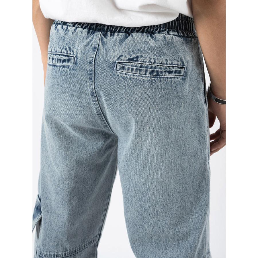 パッチワークベイカーカーゴパンツ メンズ ワイドパンツ ミリタリー オーバーサイズ ストリート系 韓国ファッション 韓国系 RE730 セブンサーティー | RE730 | 20