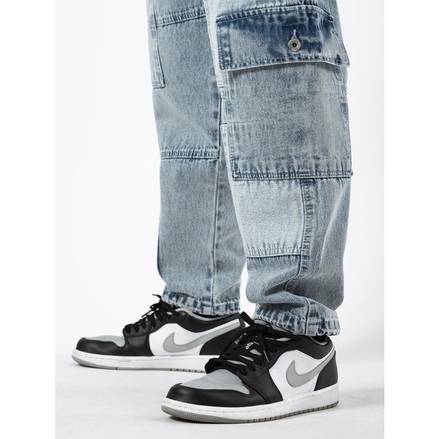 パッチワークベイカーカーゴパンツ メンズ ワイドパンツ ミリタリー オーバーサイズ ストリート系 韓国ファッション 韓国系 RE730 セブンサーティー | RE730 | 21