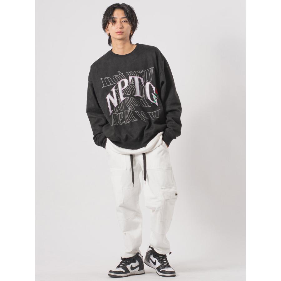 パッチワークベイカーカーゴパンツ メンズ ワイドパンツ ミリタリー オーバーサイズ ストリート系 韓国ファッション 韓国系 RE730 セブンサーティー | RE730 | 11