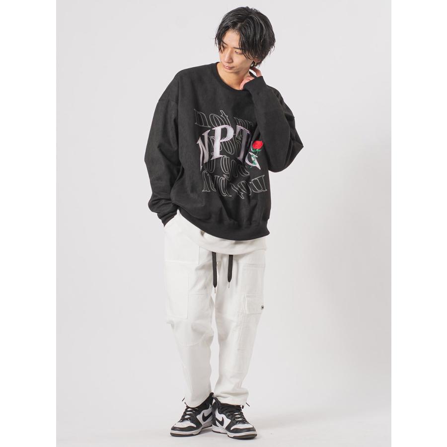 パッチワークベイカーカーゴパンツ メンズ ワイドパンツ ミリタリー オーバーサイズ ストリート系 韓国ファッション 韓国系 RE730 セブンサーティー | RE730 | 12