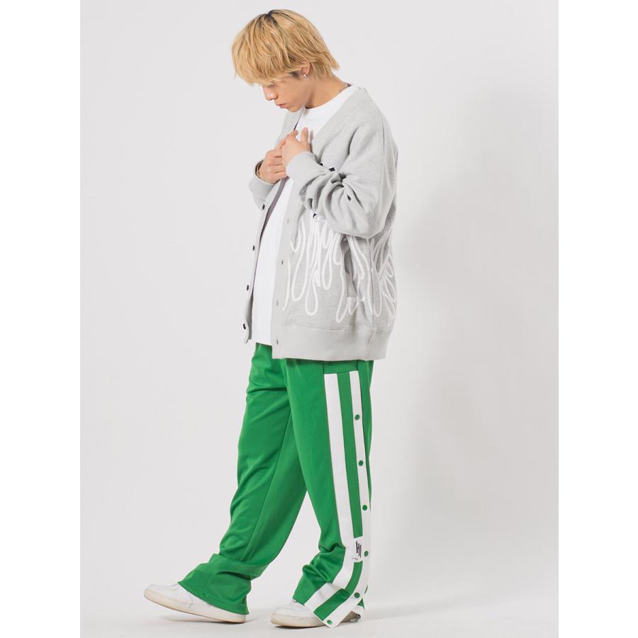 サイドボタンラインパンツ メンズ ワイドパンツ ジャージ スウェットパンツ ストリート系 韓国ファッション 韓国系 RE730 セブンサーティー | RE730 | 12