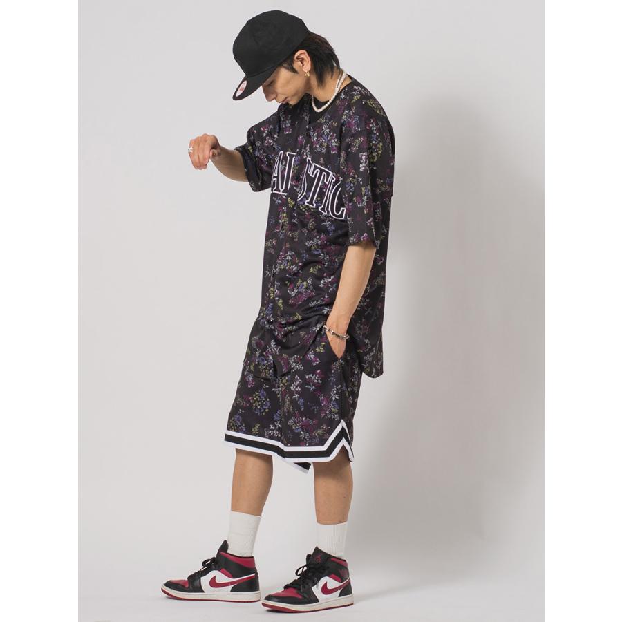 ビッグシルエット総柄ビッグベースボールシャツ メンズ ビッグシルエット オーバーサイズ ストリート系 韓国ファッション 韓国系 RE730 セブンサーティー | RE730 | 08