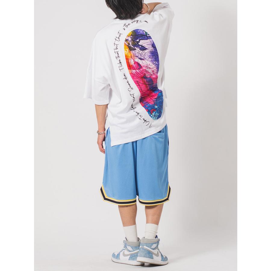 メッシュバスケショーツ メンズ ショートパンツ ワイドパンツ ビッグシルエット オーバーサイズ ストリート系 韓国ファッション 韓国系 RE730 セブンサーティー | RE730 | 14