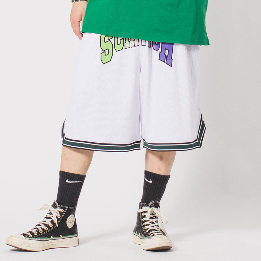 メッシュバスケショーツ メンズ ショートパンツ ワイドパンツ ビッグシルエット オーバーサイズ ストリート系 韓国ファッション 韓国系 RE730 セブンサーティー | RE730 | 04