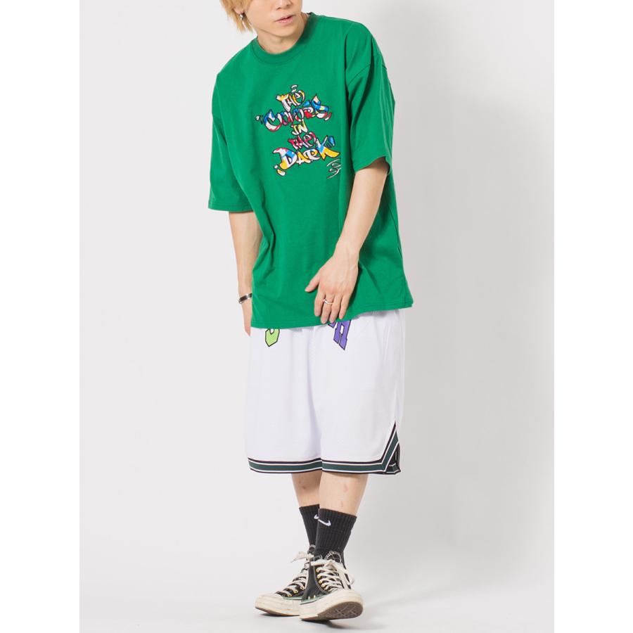 メッシュバスケショーツ メンズ ショートパンツ ワイドパンツ ビッグシルエット オーバーサイズ ストリート系 韓国ファッション 韓国系 RE730 セブンサーティー | RE730 | 08