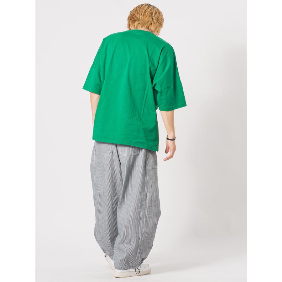 ビッグシルエットロゴプリントドルマンTシャツ メンズ ビッグシルエット オーバーサイズ ストリート系 韓国ファッション 韓国系 RE730 セブンサーティー | RE730 | 17