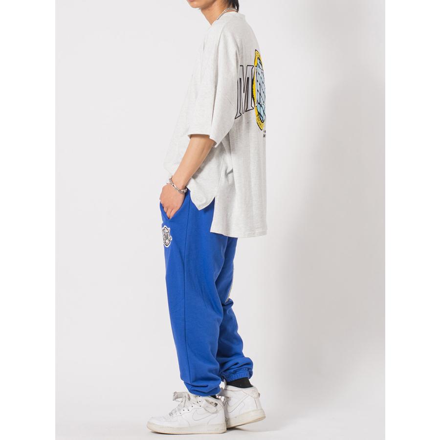 MOMENTサガラ刺繍モンスターシルエットTシャツ メンズ ビッグシルエット オーバーサイズ ストリート系 韓国ファッション 韓国系 RE730 セブンサーティー | RE730 | 10