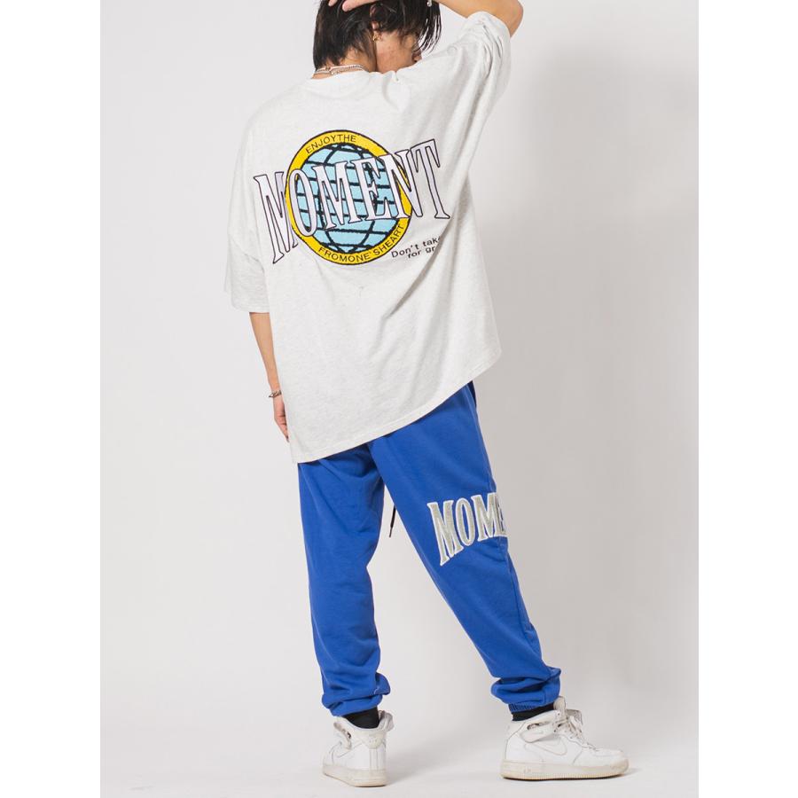 MOMENTサガラ刺繍モンスターシルエットTシャツ メンズ ビッグシルエット オーバーサイズ ストリート系 韓国ファッション 韓国系 RE730 セブンサーティー | RE730 | 11