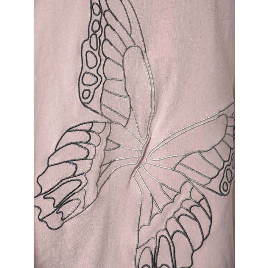 バタフライ刺繍モンスターシルエットTシャツ メンズ ビッグシルエット オーバーサイズ ストリート系 韓国ファッション 韓国系 RE730 セブンサーティー | RE730 | 22