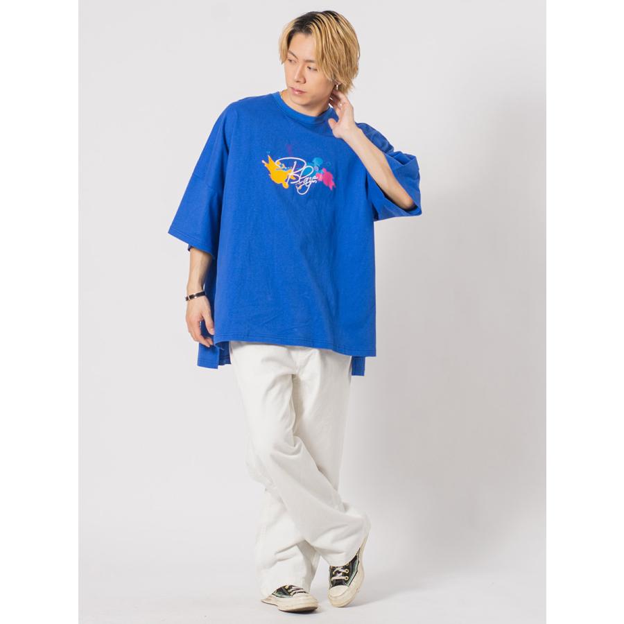 スニーカープリントモンスターシルエットTシャツ メンズ ビッグシルエット オーバーサイズ ストリート系 韓国ファッション 韓国系 RE730 セブンサーティー | RE730 | 14