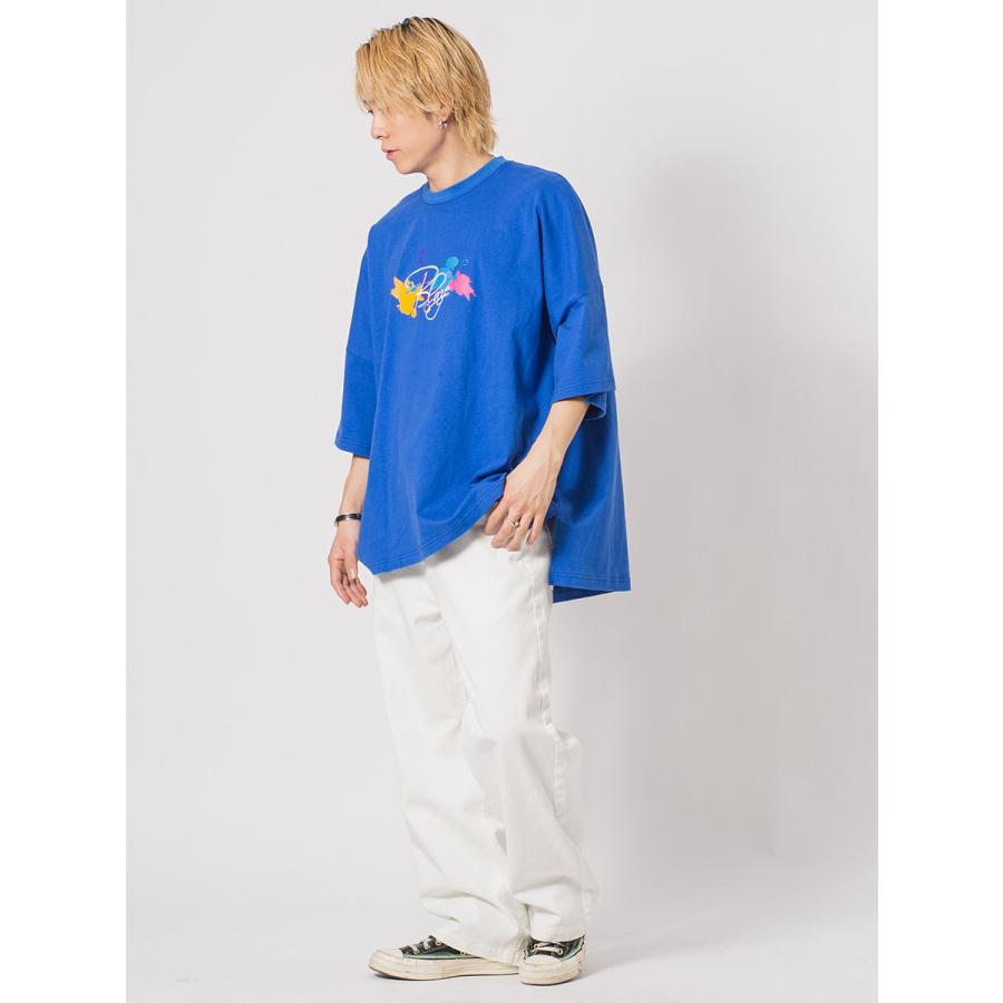スニーカープリントモンスターシルエットTシャツ メンズ ビッグシルエット オーバーサイズ ストリート系 韓国ファッション 韓国系 RE730 セブンサーティー | RE730 | 15