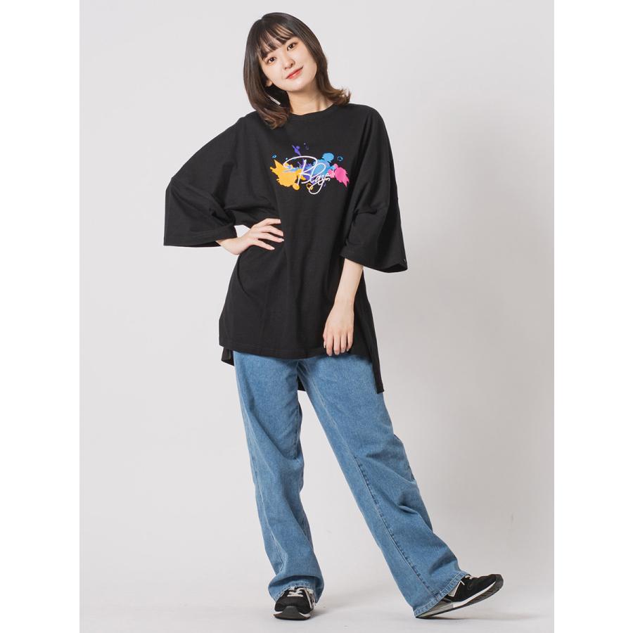 スニーカープリントモンスターシルエットTシャツ メンズ ビッグシルエット オーバーサイズ ストリート系 韓国ファッション 韓国系 RE730 セブンサーティー | RE730 | 17