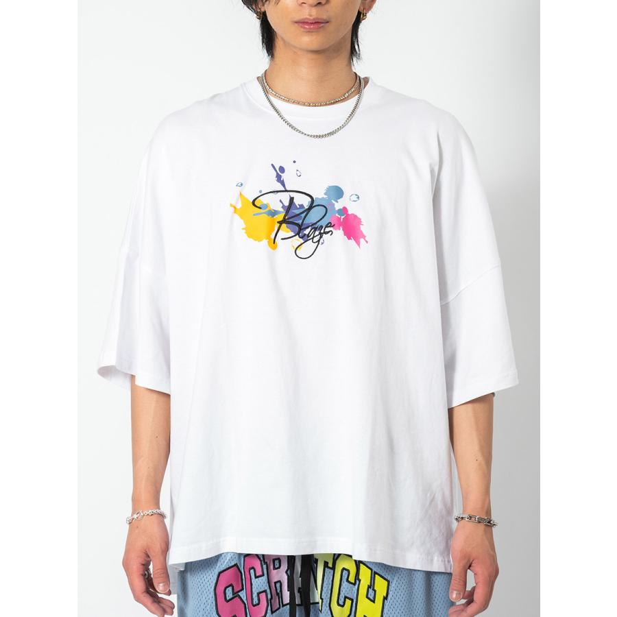 スニーカープリントモンスターシルエットTシャツ メンズ ビッグシルエット オーバーサイズ ストリート系 韓国ファッション 韓国系 RE730 セブンサーティー | RE730 | 20