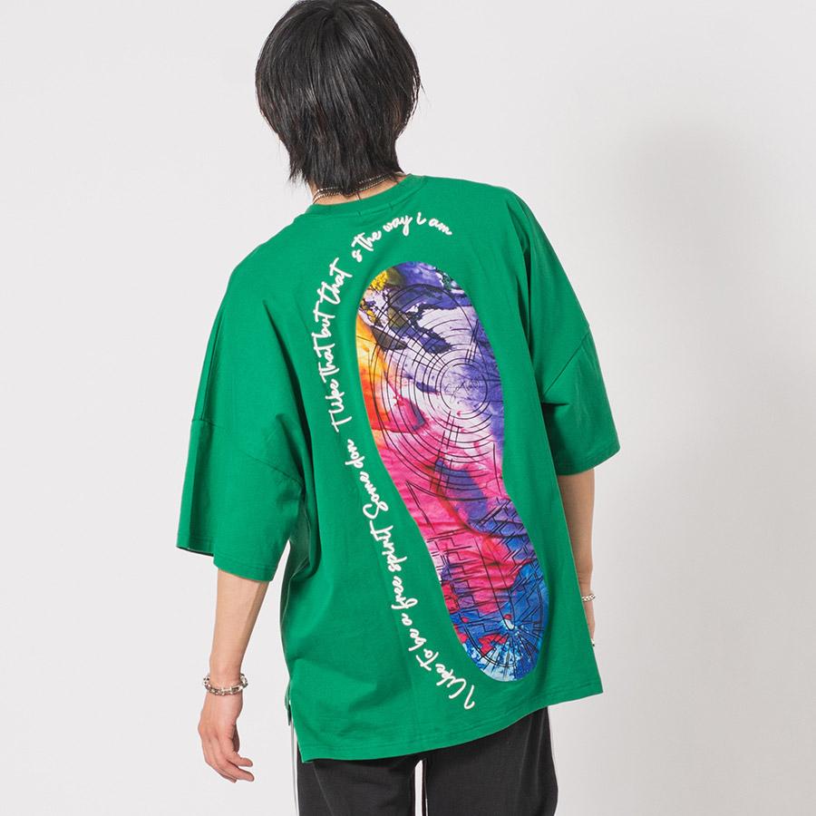 スニーカープリントモンスターシルエットTシャツ メンズ ビッグシルエット オーバーサイズ ストリート系 韓国ファッション 韓国系 RE730 セブンサーティー | RE730 | 06