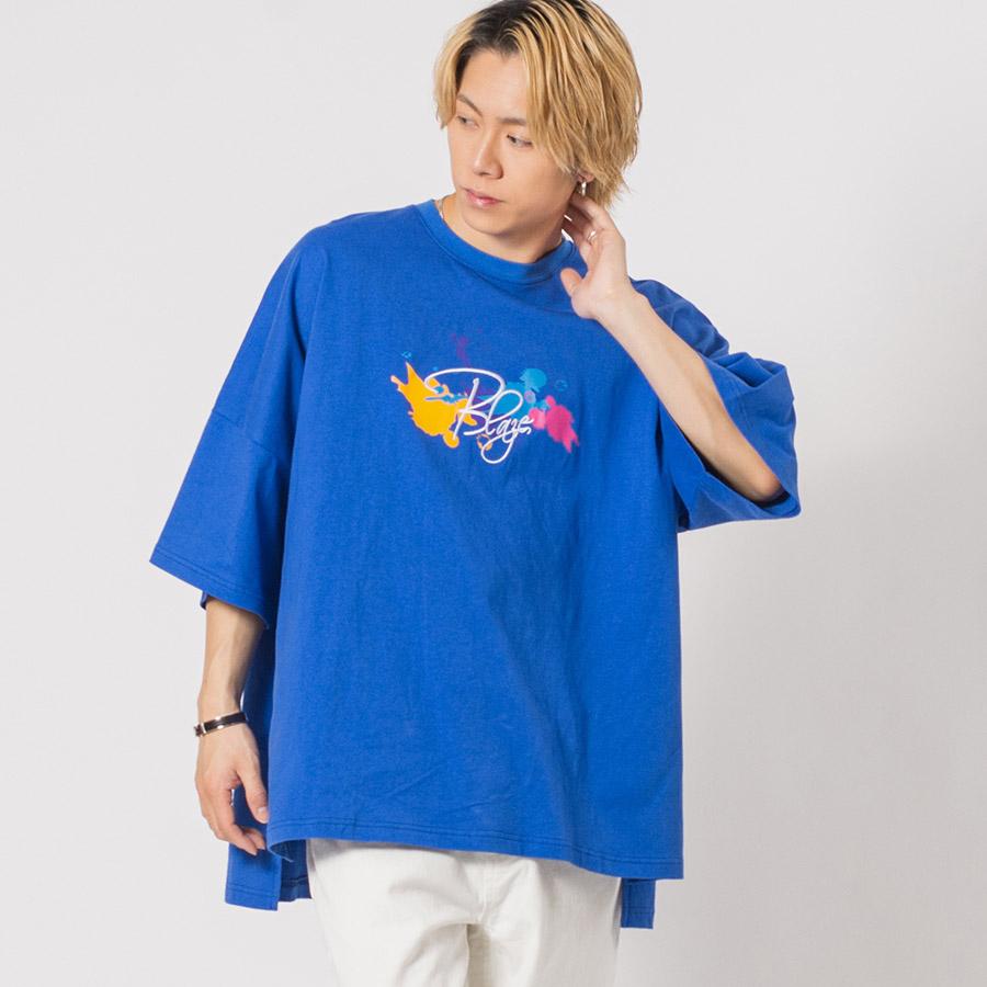 スニーカープリントモンスターシルエットTシャツ メンズ ビッグシルエット オーバーサイズ ストリート系 韓国ファッション 韓国系 RE730 セブンサーティー | RE730 | 07