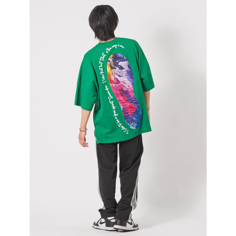 スニーカープリントモンスターシルエットTシャツ メンズ ビッグシルエット オーバーサイズ ストリート系 韓国ファッション 韓国系 RE730 セブンサーティー | RE730 | 13