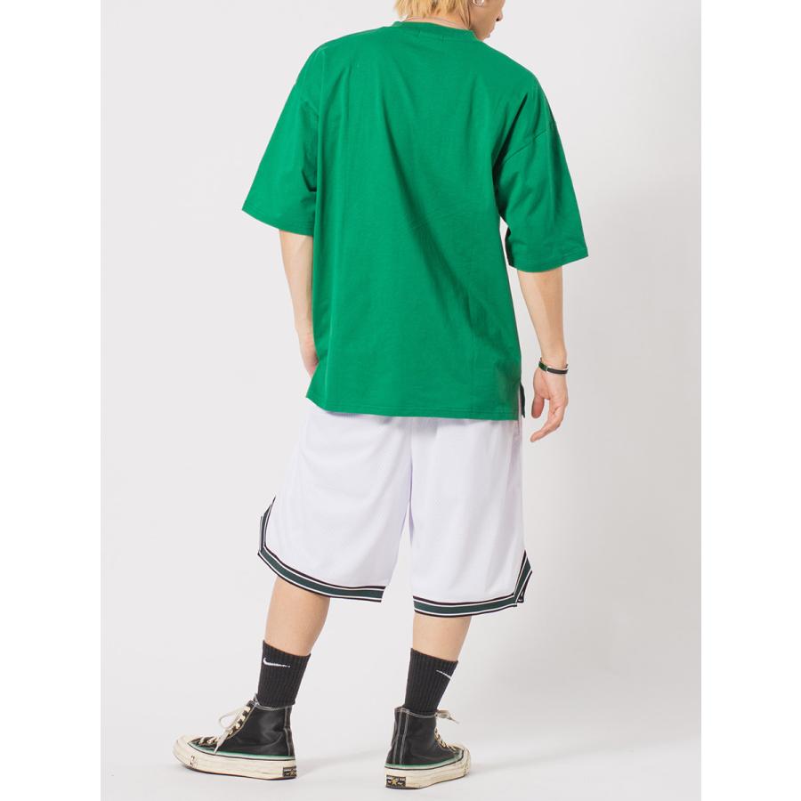ロゴ刺繍ビッグTシャツ メンズ ビッグシルエット オーバーサイズ ストリート系 韓国ファッション 韓国系 RE730 セブンサーティー | RE730 | 17