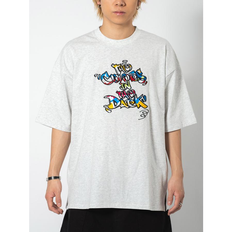 ロゴ刺繍ビッグTシャツ メンズ ビッグシルエット オーバーサイズ ストリート系 韓国ファッション 韓国系 RE730 セブンサーティー | RE730 | 21