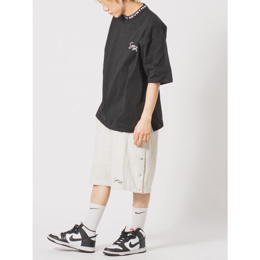 ジャガードリブデザインビッグTシャツ メンズ ビッグシルエット オーバーサイズ ストリート系 韓国ファッション 韓国系 RE730 セブンサーティー | RE730 | 16