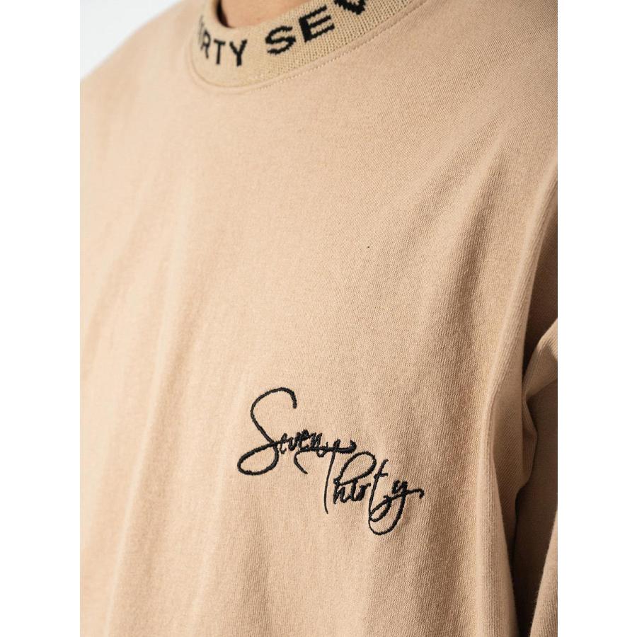 ジャガードリブデザインビッグTシャツ メンズ ビッグシルエット オーバーサイズ ストリート系 韓国ファッション 韓国系 RE730 セブンサーティー | RE730 | 19
