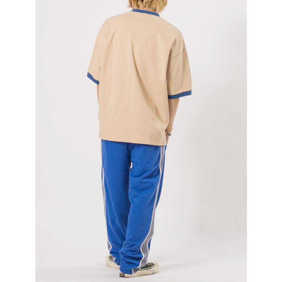 裏毛ラインストレートパンツ メンズ ワイドパンツ ビッグシルエット オーバーサイズ ストリート系 韓国ファッション 韓国系 RE730 セブンサーティー | RE730 | 13