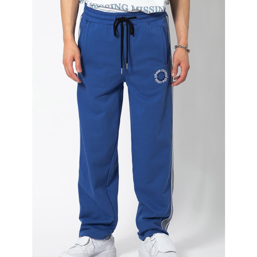 裏毛ラインストレートパンツ メンズ ワイドパンツ ビッグシルエット オーバーサイズ ストリート系 韓国ファッション 韓国系 RE730 セブンサーティー | RE730 | 18