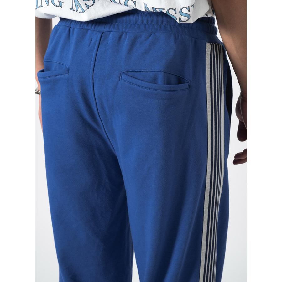 裏毛ラインストレートパンツ メンズ ワイドパンツ ビッグシルエット オーバーサイズ ストリート系 韓国ファッション 韓国系 RE730 セブンサーティー | RE730 | 22