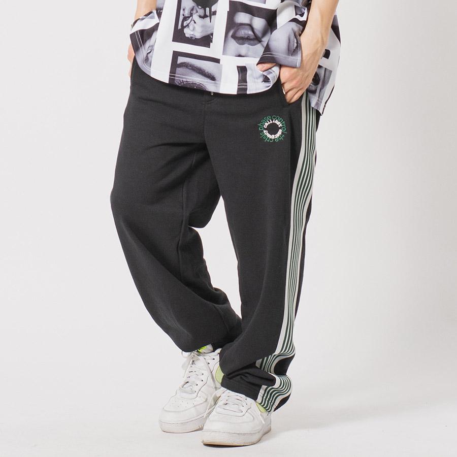 裏毛ラインストレートパンツ メンズ ワイドパンツ ビッグシルエット オーバーサイズ ストリート系 韓国ファッション 韓国系 RE730 セブンサーティー | RE730 | 06