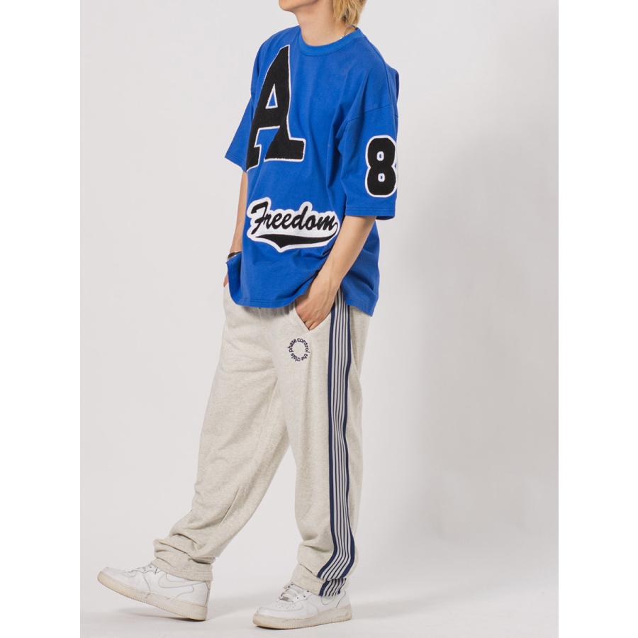 裏毛ラインストレートパンツ メンズ ワイドパンツ ビッグシルエット オーバーサイズ ストリート系 韓国ファッション 韓国系 RE730 セブンサーティー | RE730 | 08