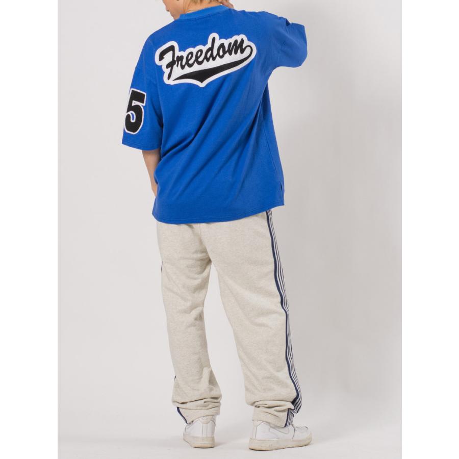 裏毛ラインストレートパンツ メンズ ワイドパンツ ビッグシルエット オーバーサイズ ストリート系 韓国ファッション 韓国系 RE730 セブンサーティー | RE730 | 09