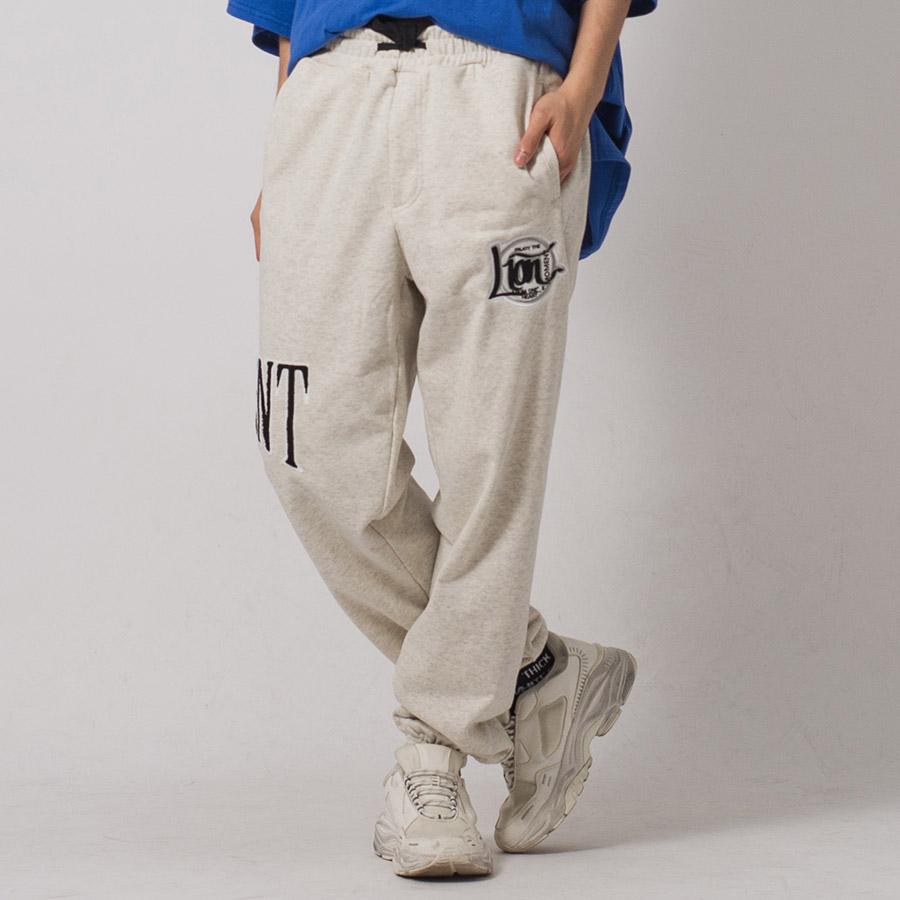 サガラ刺繍スウェットパンツ メンズ ワイドパンツ ビッグシルエット オーバーサイズ ストリート系 韓国ファッション 韓国系 RE730 セブンサーティー | RE730 | 05