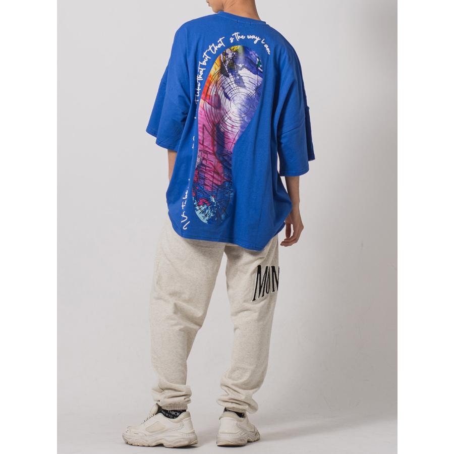 サガラ刺繍スウェットパンツ メンズ ワイドパンツ ビッグシルエット オーバーサイズ ストリート系 韓国ファッション 韓国系 RE730 セブンサーティー | RE730 | 11