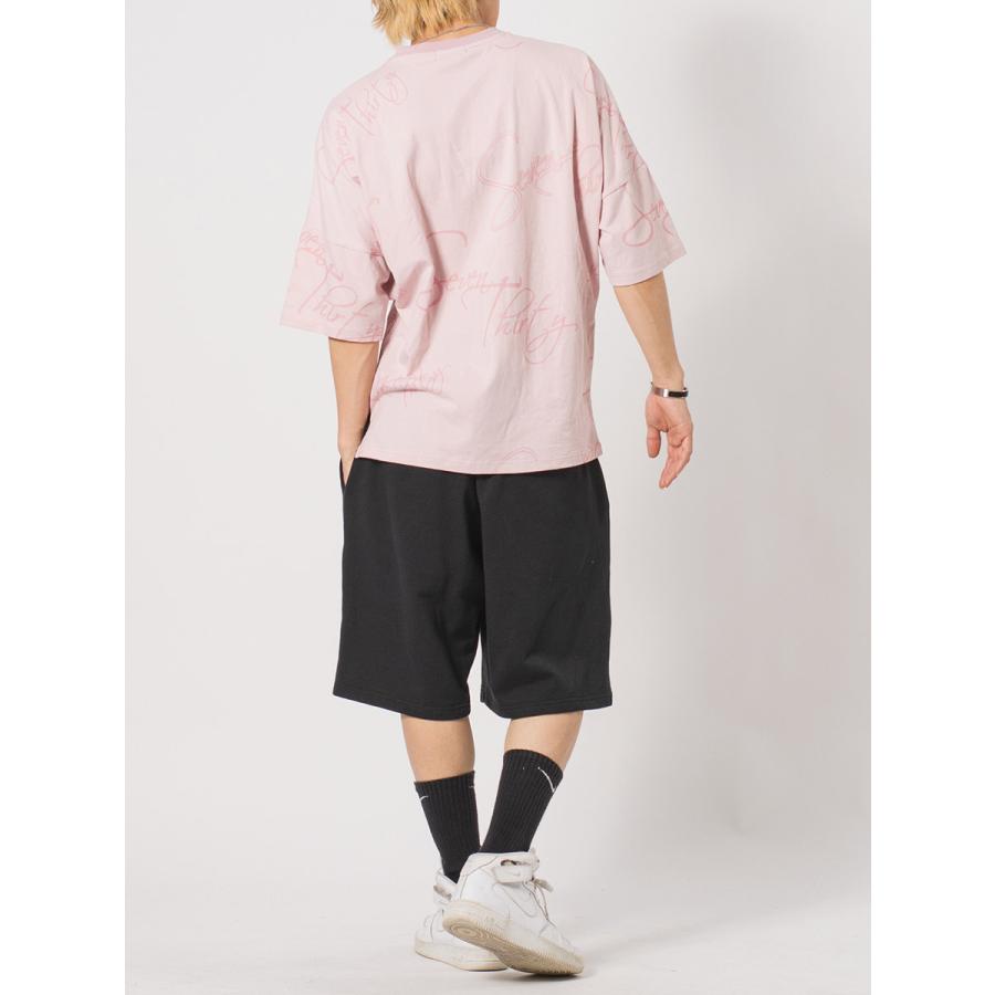 裏毛プリントジムショーツ メンズ ワイドパンツ ビッグシルエット オーバーサイズ ストリート系 韓国ファッション 韓国系 RE730 セブンサーティー | RE730 | 19