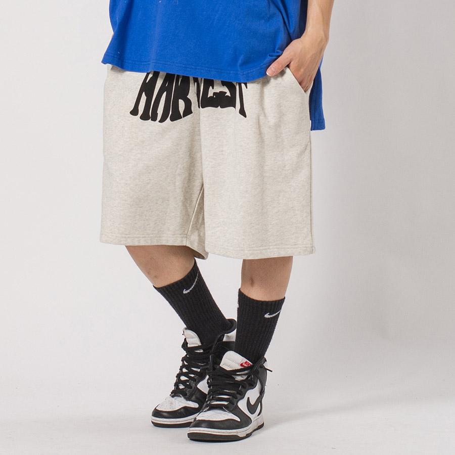 裏毛プリントジムショーツ メンズ ワイドパンツ ビッグシルエット オーバーサイズ ストリート系 韓国ファッション 韓国系 RE730 セブンサーティー | RE730 | 05