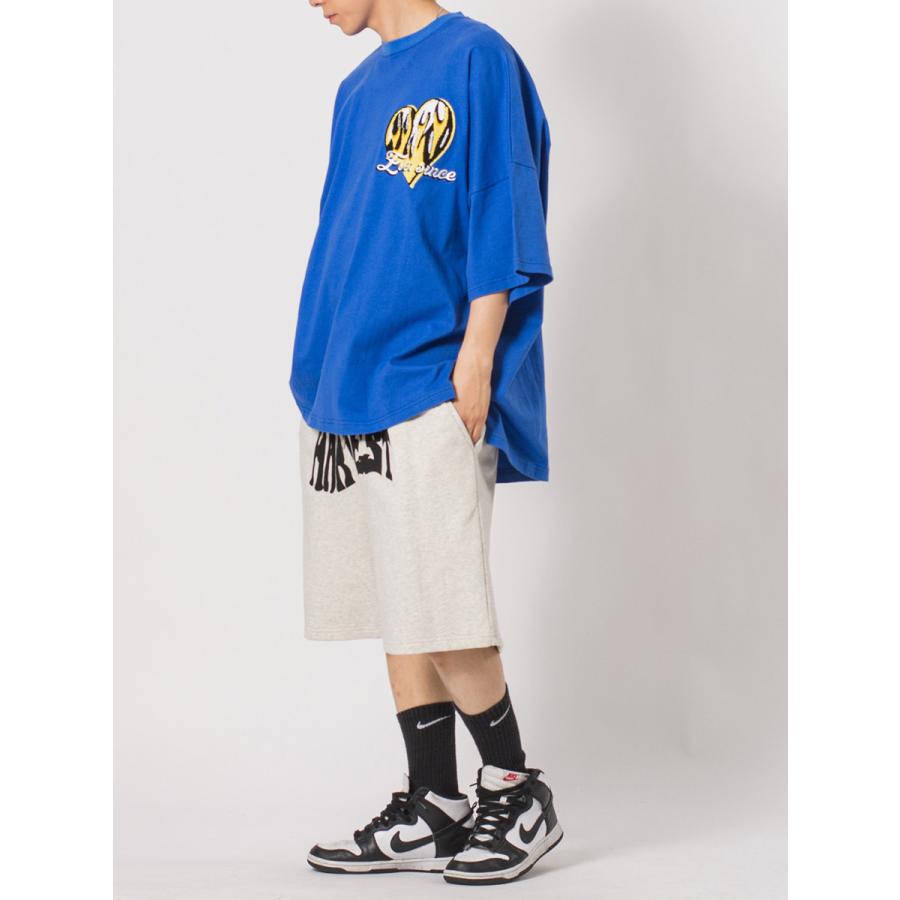 裏毛プリントジムショーツ メンズ ワイドパンツ ビッグシルエット オーバーサイズ ストリート系 韓国ファッション 韓国系 RE730 セブンサーティー | RE730 | 10