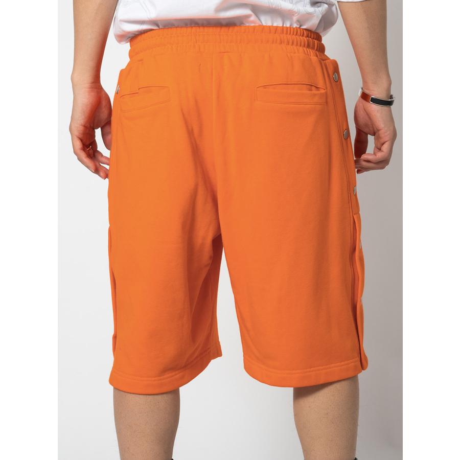 裏毛サイドスナップジムショーツ メンズ ショートパンツ ワイドパンツ ビッグシルエット ストリート系 韓国ファッション 韓国系 RE730 セブンサーティー | RE730 | 23