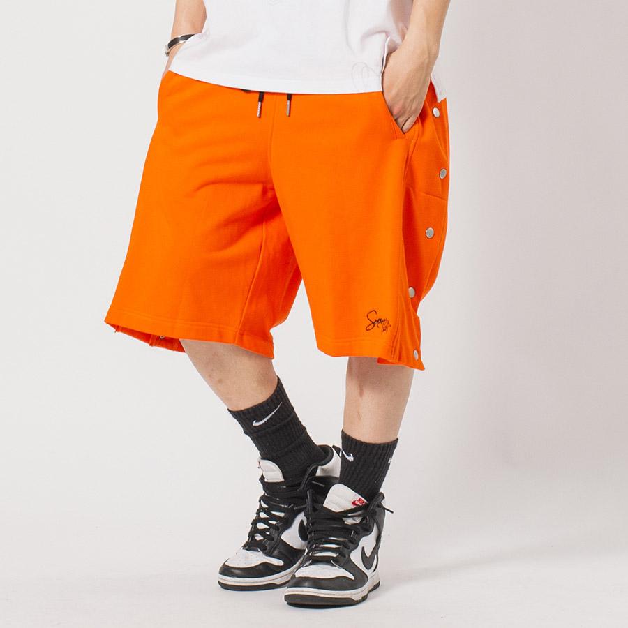 裏毛サイドスナップジムショーツ メンズ ショートパンツ ワイドパンツ ビッグシルエット ストリート系 韓国ファッション 韓国系 RE730 セブンサーティー | RE730 | 06